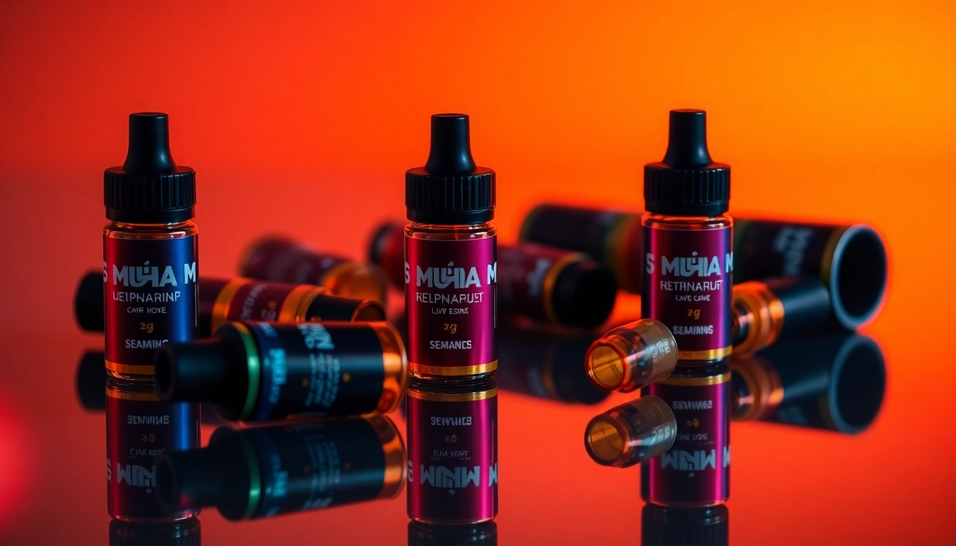 Buy Muha Meds 2g live resin cartridges for sale, showcasing sleek design and high-quality craftsmanship.