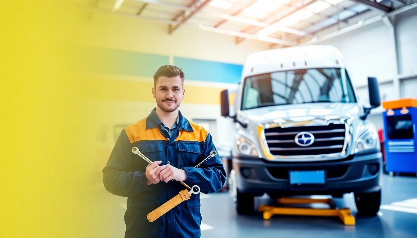 Inspecting vehicle during preventive maintenance for fleets to ensure optimal performance.