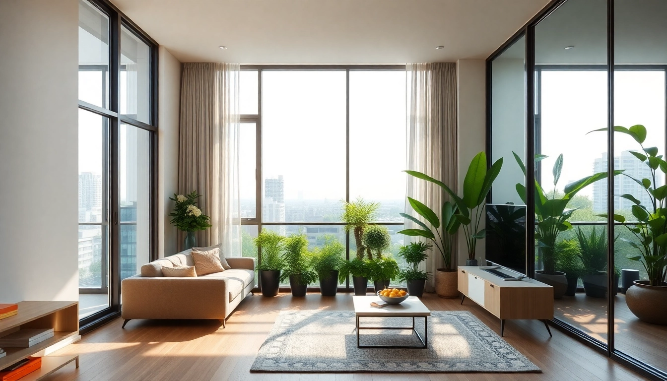 Stunning living room of a margaret drive condo with contemporary decor and abundant sunlight.