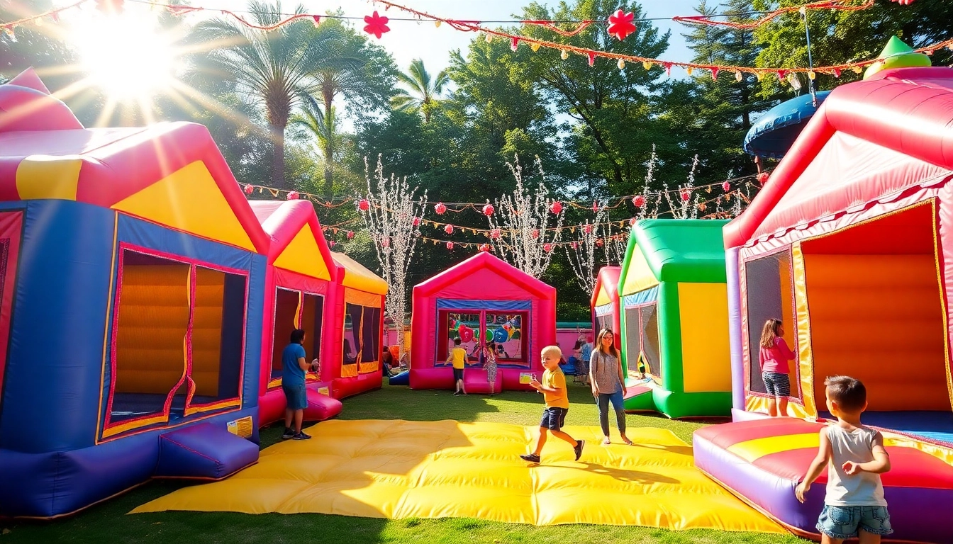 Enjoy fun-filled Bounce house rental near me featuring colorful, vibrant inflatables for kids’ birthday parties.