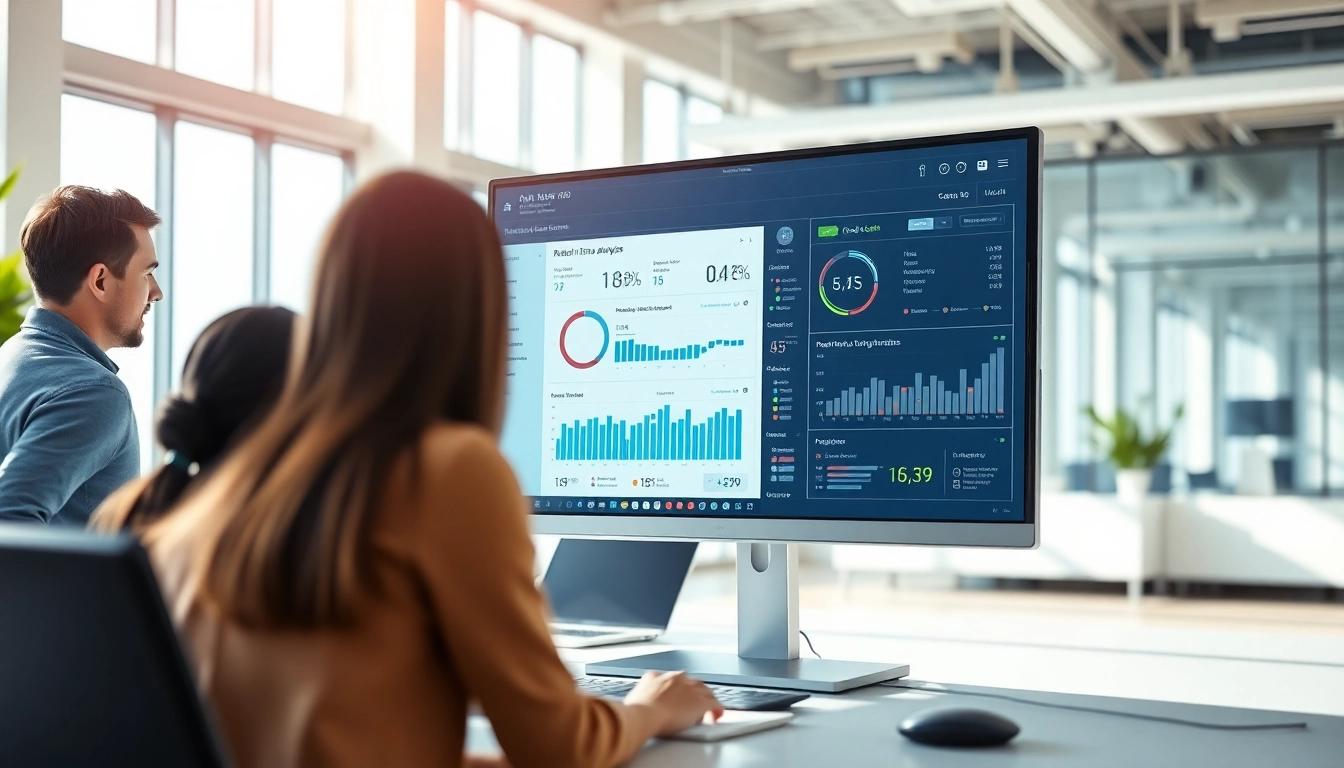Utilize the AI checker tool to analyze AI-generated content effectively in a modern office.