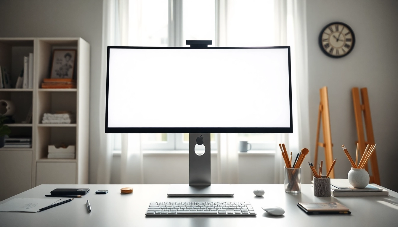 Buy Pro Display XDR monitor highlighting its features in a modern workspace setup.
