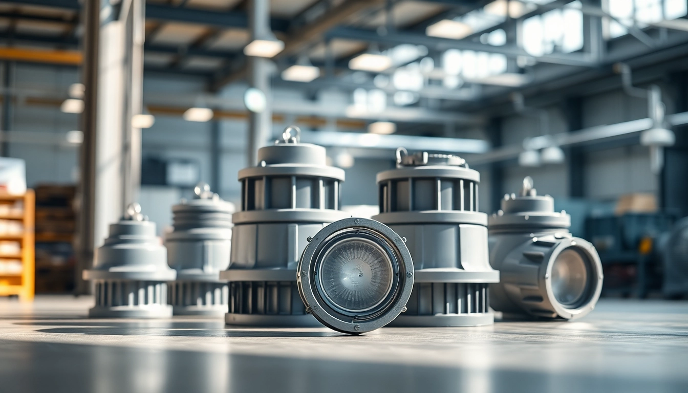 Vapor Tight light fixtures showcasing durability and weatherproof design in an industrial setting.