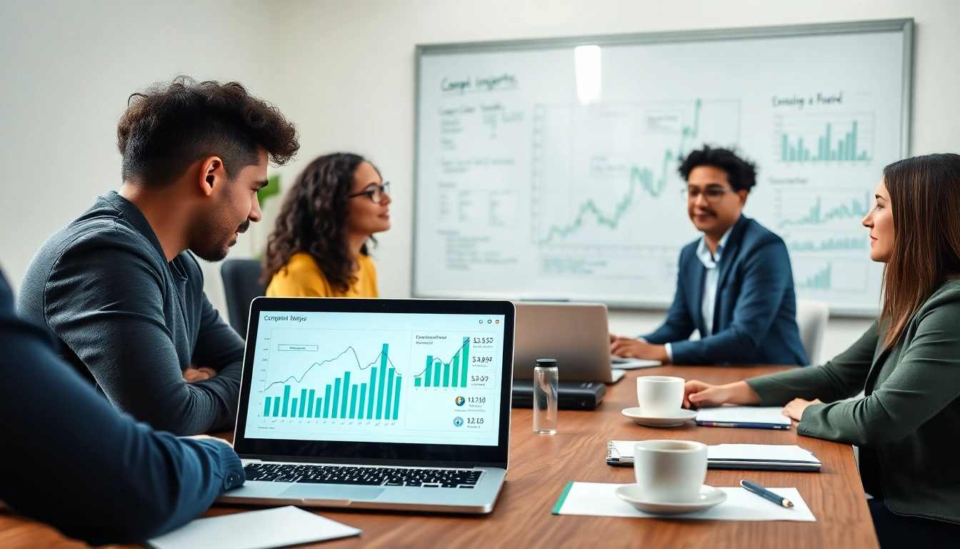 Explore effective ai prompts for competitor analysis in a dynamic business meeting.
