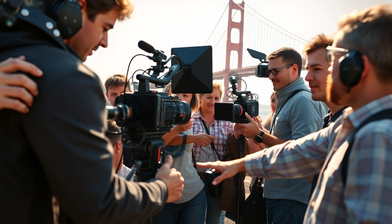 Engage with vibrant video production san francisco team creating dynamic film projects.