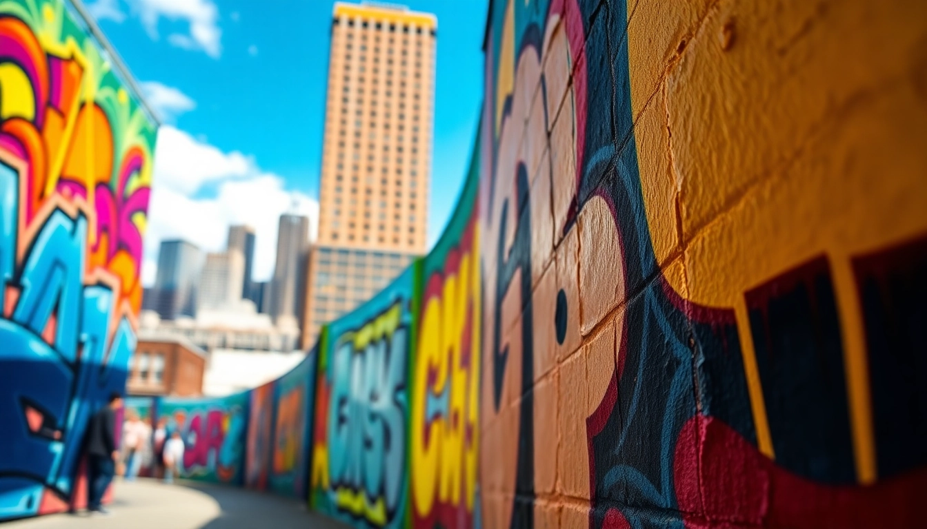 Discover the vibrant creations of local artists Calgary showcased in a colorful urban mural.