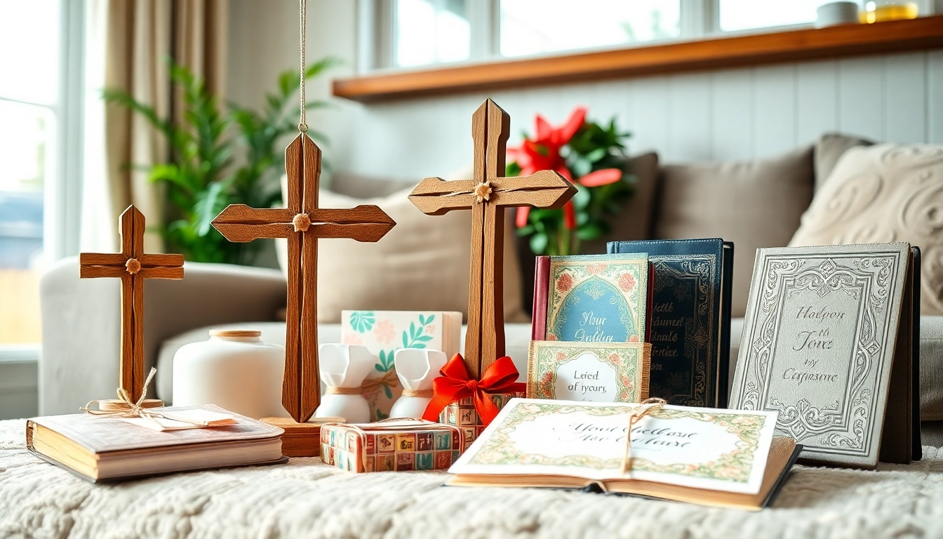 Explore unique Christian gifts including beautifully designed crosses and decorative Bibles.